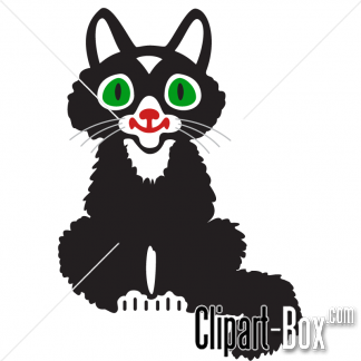Related Black Kitten Cliparts