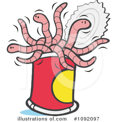 Royalty Free  Rf  Can Of Worms Clipart Illustration  1092097 By Johnny