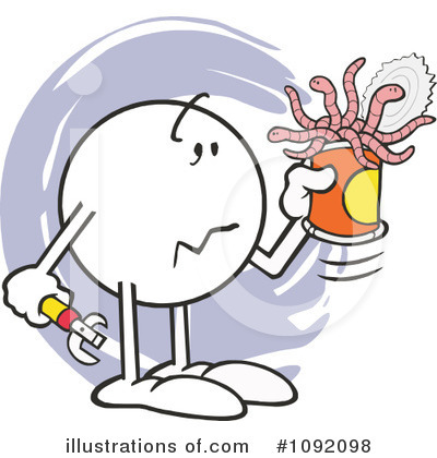 Royalty Free  Rf  Can Of Worms Clipart Illustration  1092098 By Johnny
