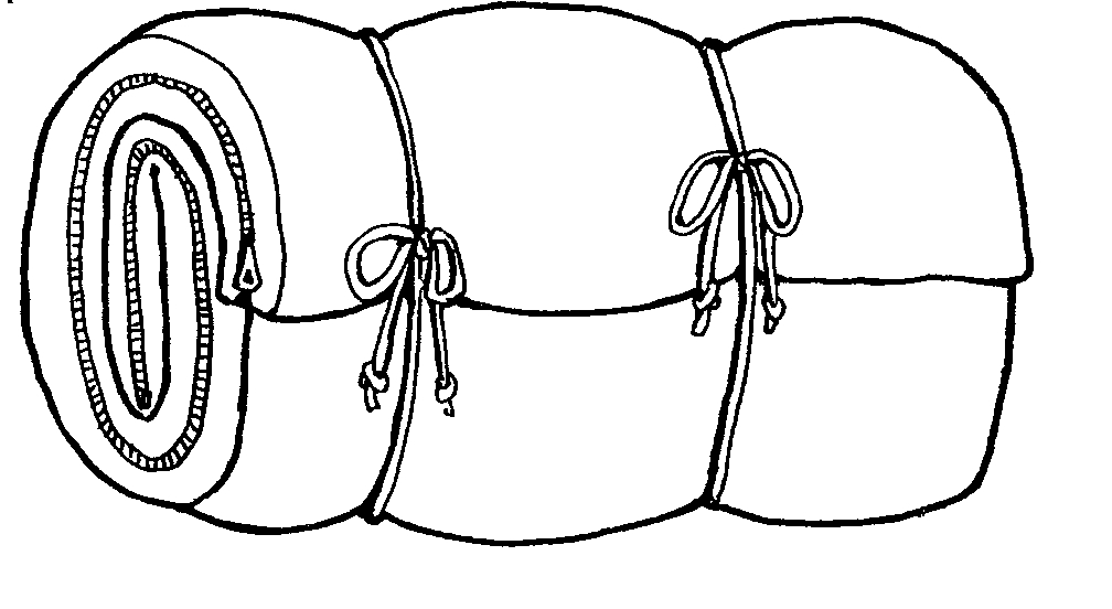 Sleeping Bag Clipart Black And White   Clipart Panda   Free Clipart