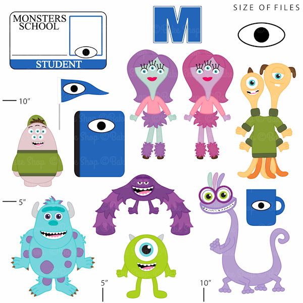 There Is 32 Girl Monster Frees All Used For Free Clipart