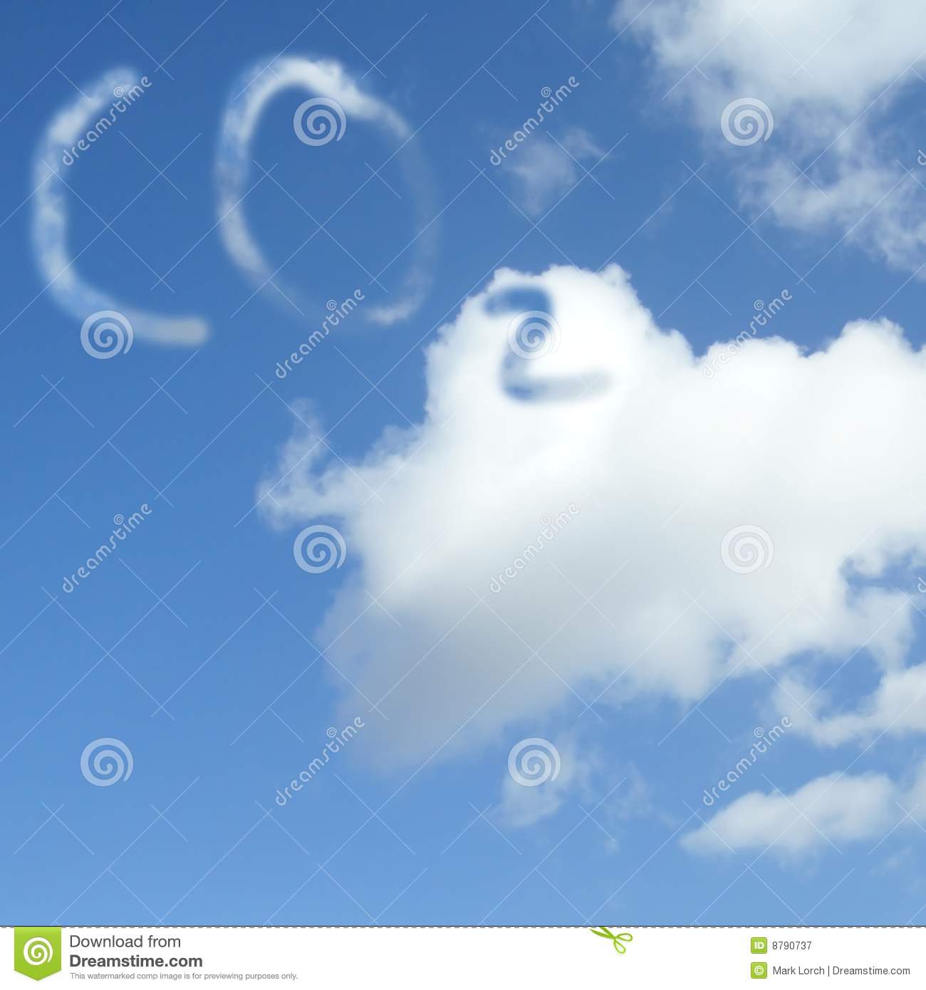 Carbon Dioxide Cloud Royalty Free Stock Photography   Image  8790737
