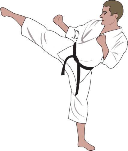 Clipartfort  People   Sports   Karate Black Belt
