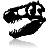 Fierce   T Rex Dinosaur Black