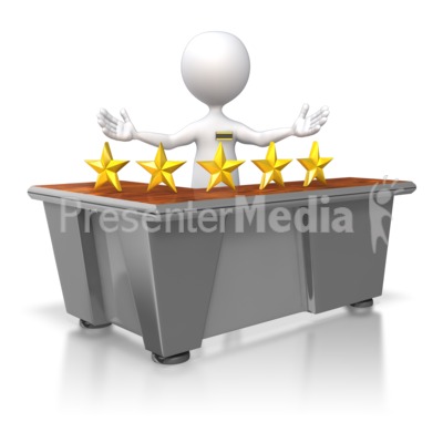 Five Star Customer Service Stick Figure   3d Figures   Great Clipart