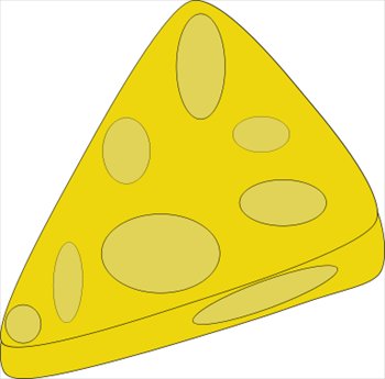 Free Swiss Cheese Wedge 1 Clipart   Free Clipart Graphics Images And