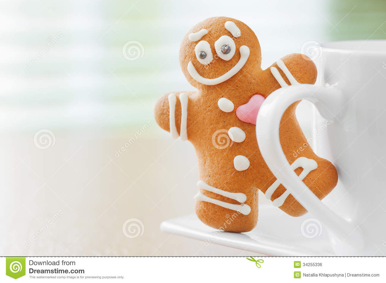 Funny Gingerbread Man Royalty Free Stock Image   Image  34255336