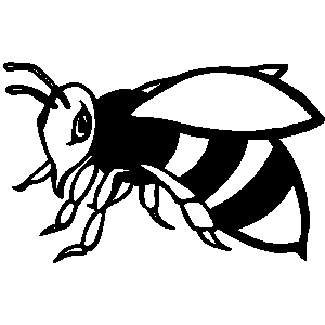 Hornet Clipart Black And White Wasp Clipart Black And White