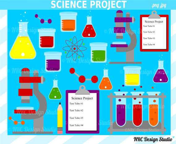 Science Clip Art   Science Project Clip Art   School Science Clipart