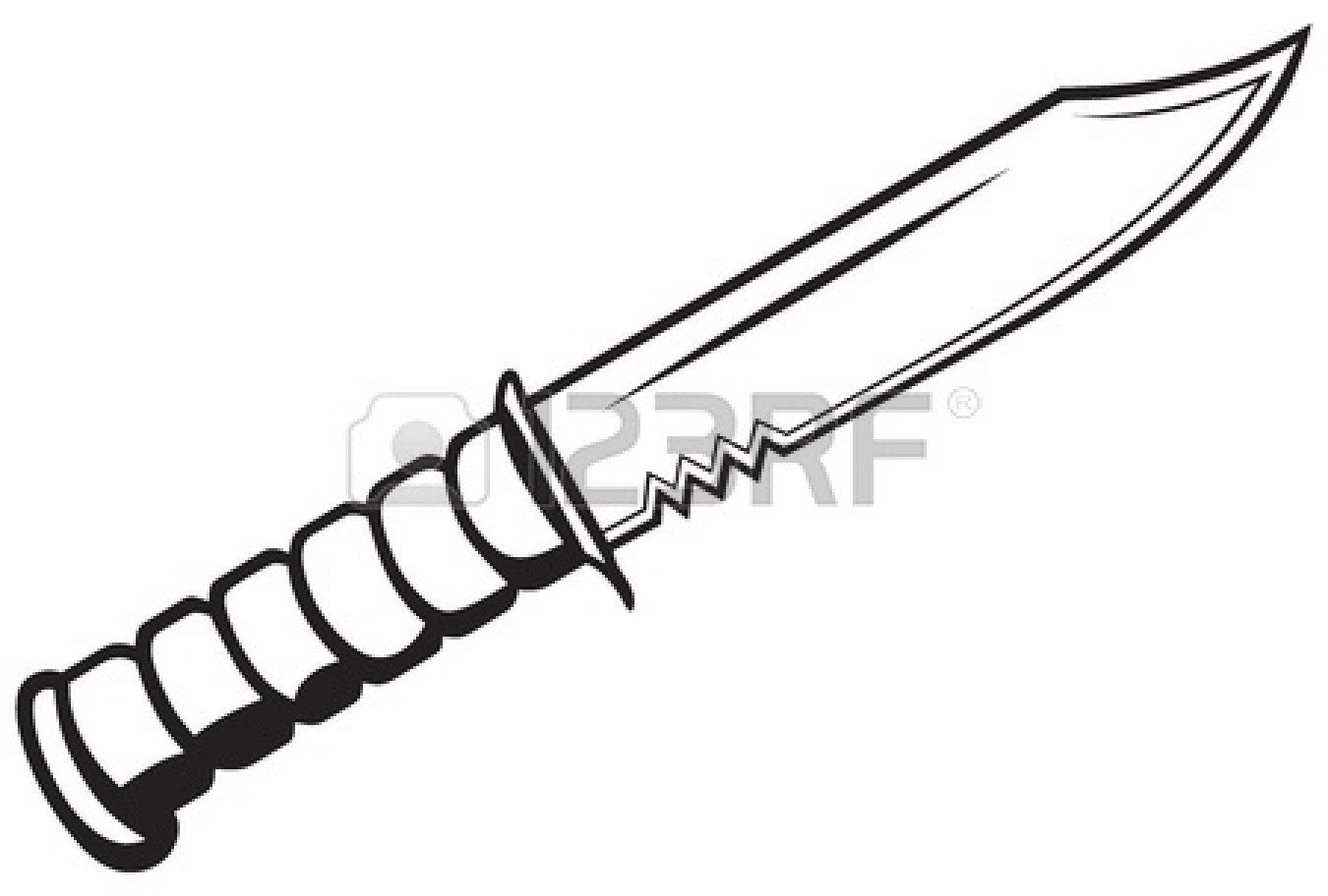 Table Clip Art Black And White Knife Clipart Black And White 20543896