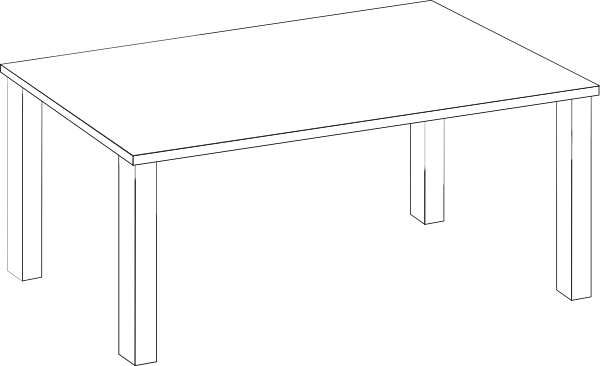 Table Clipart Black And White Table Clipart Black And White