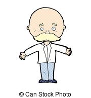 And Stock Art  5068 Bald Illustration And Vector Eps Clipart
