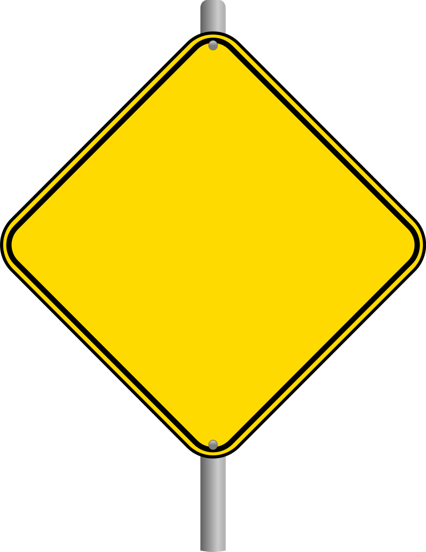 Blank Warning Sign Page    Blanks Road Signs Blank Warning Sign Page
