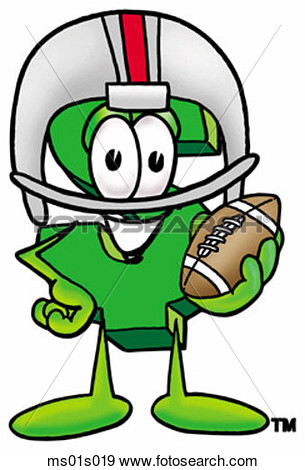 Clip Art   Dollar Sign Playing Football  Fotosearch   Search Clipart    