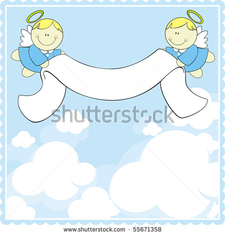 Cute Baby Angel Clipart Cute Baby Angels With Ribbon