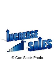 Increase Sales Chart And Text Vector File Also Available