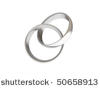 Interlocking Wedding Rings Clip Art