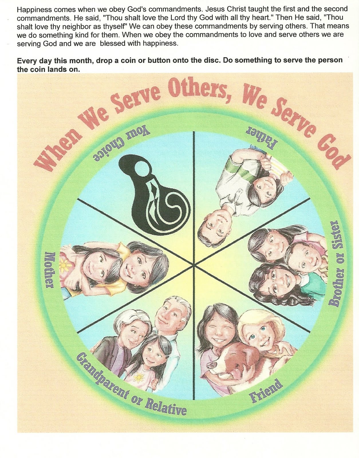 Lds Clipart Serving Others When We Serve Others