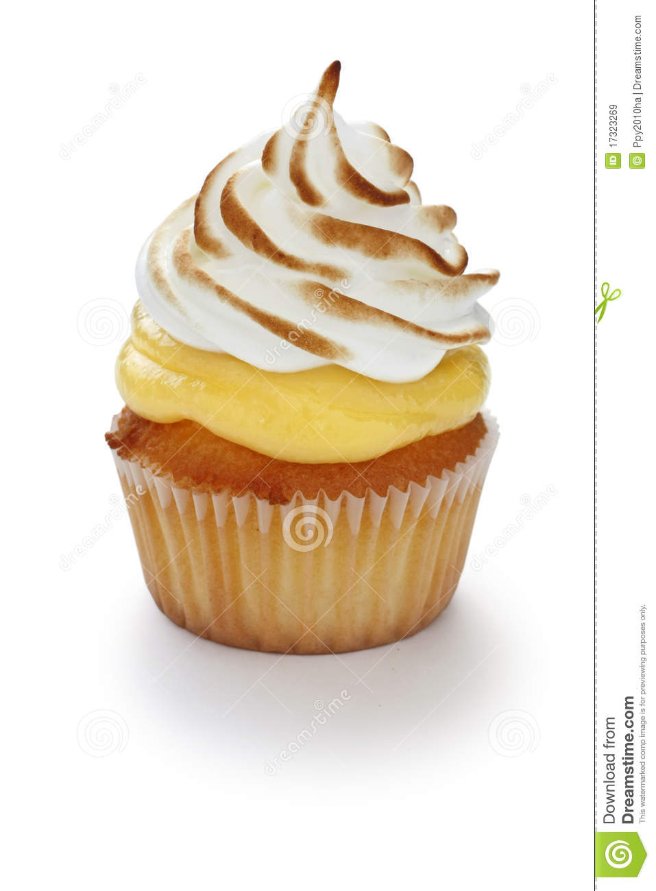 Lemon Meringue Cupcake Royalty Free Stock Images   Image  17323269