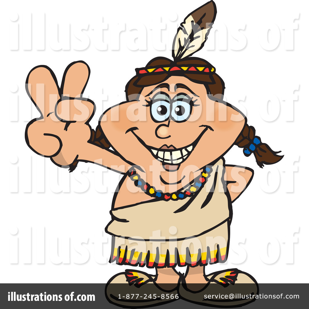 Native American Clipart Illustration  59582 By Dennis Holmes Designs