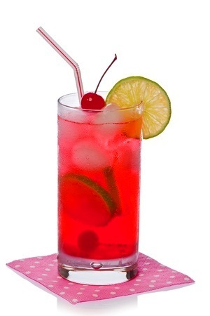 Non Alcoholic Drink The Uses Strawberry Syrup To Provide Its