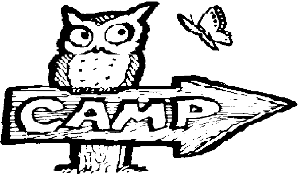 Sign To Camp Clipart Bw Gif