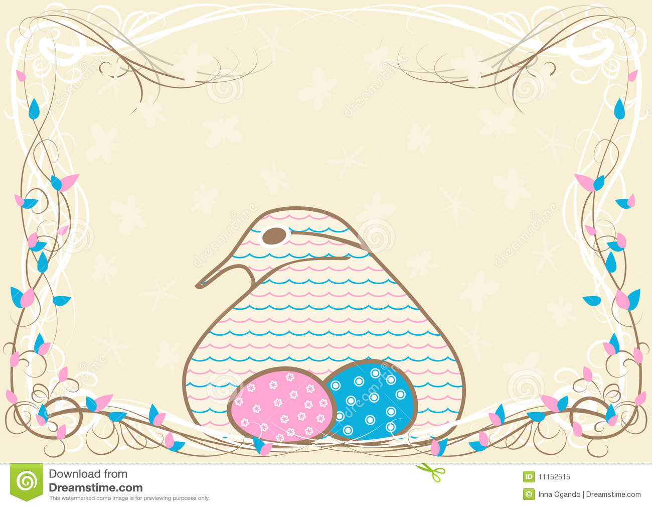 Similar Stock Images Of   Mother Bird Pregnancy Announcement Card