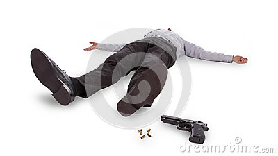 Businessman Lying Dead In The Floor Stock Images   Image  37842334