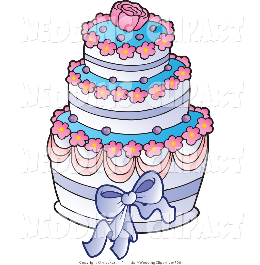 Cake With A Rose Wedding Beautiful Pastel Layered Pink Blossom Cake
