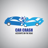 Car Crash And Accidents Icons Stock Photo