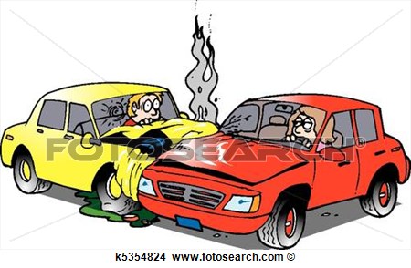 Clipart   Car Accident  Fotosearch   Search Clip Art Illustration