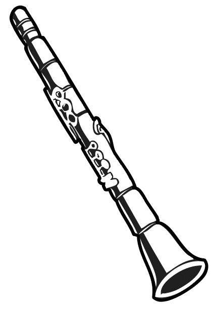 Go Back   Gallery For   Clip Art Clarinet