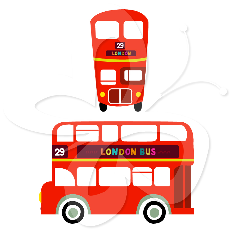 Home   All Clip Art   London Double Decker Bus