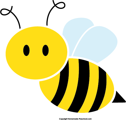 Home Free Clipart Bee Clipart Cute Bee Side