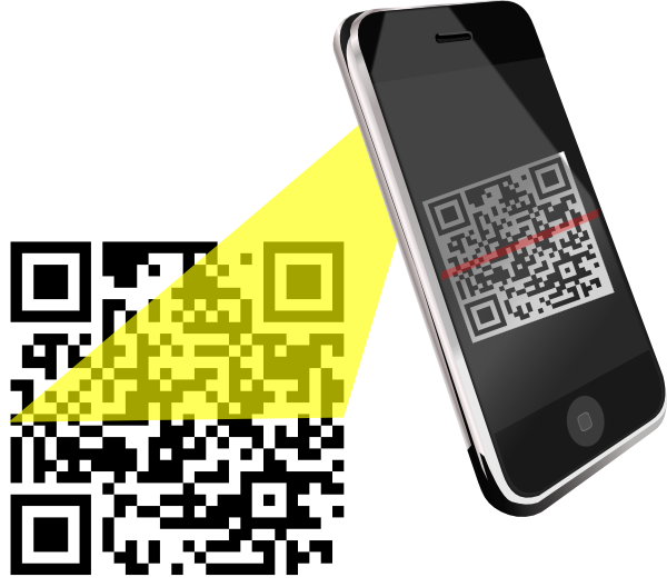 Mobile Scan Barcode Clip Art At Clker Com   Vector Clip Art Online