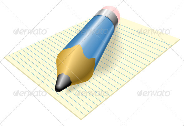 Pencil Top Eraser Clipart Pencil And Paper   Objects