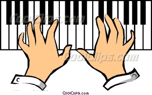 Piano Keyboards Vector Clip Art