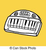 Player Piano Keyboard Clipart   Free Clip Art Images