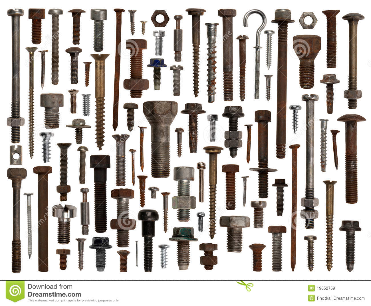 Royalty Free Stock Images  Screws And Nails