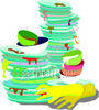 Stack Of Dishes Clipart Stock Clip Art Of Pile Of