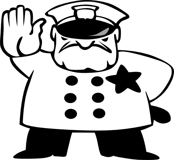 Clipart Black And White Officer Clipart Police Station Clipart Black
