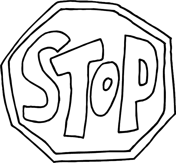 Coloring Pages Printables Stop Sign   Dynasty