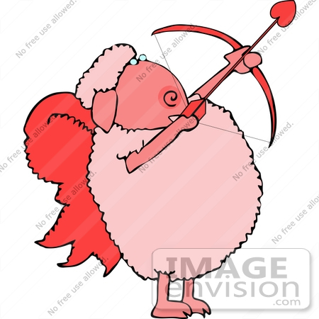 Cupid Valentine S Day Sheep Clipart    12472 By Djart   Royalty Free    