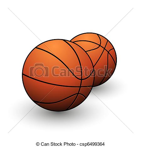 Eps Vector Of Sport Game Basketball Orange Color Isolated   Sport Game