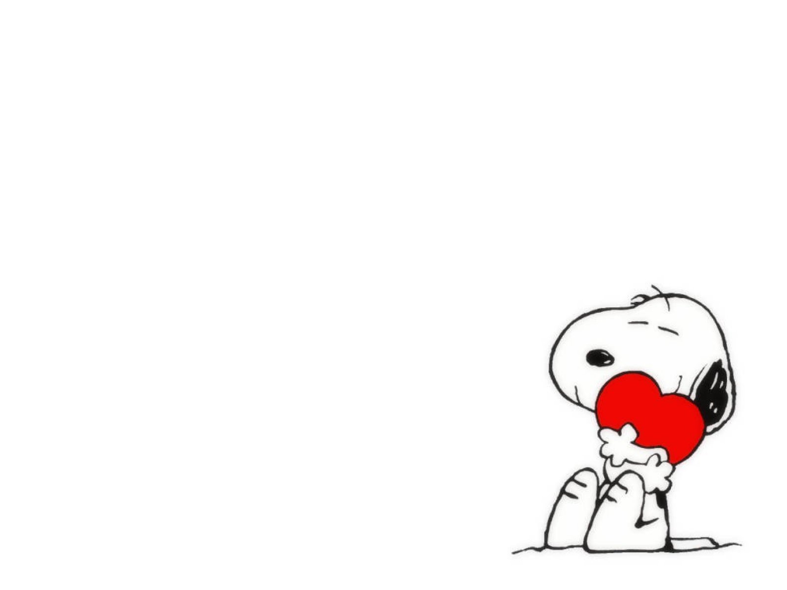 Free Snoopy Just Love Valentine Computer Desktop Wallpapers Pictures