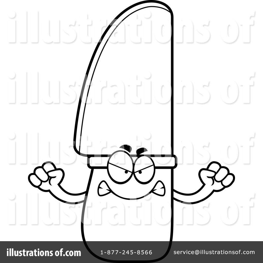 Knife Clipart  1170112 By Cory Thoman   Royalty Free  Rf  Stock