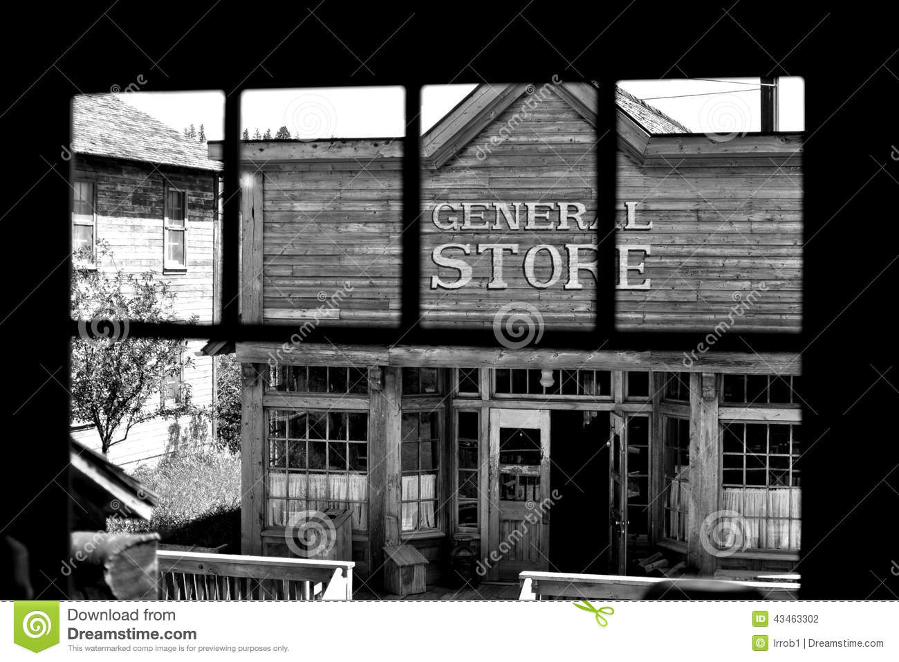 Old Western General Store Stock Photo   Image  43463302