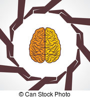Protect Human Knowledge Concept Vector Illustration