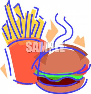 Related Pictures Clip Art Hamburger Fries Coloring Page Coloring Page    