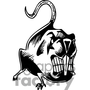 Royalty Free Mad Beaver Design Clipart Image Picture Art   387137